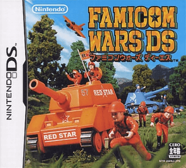 Famicom Wars DS box art for Nintendo DS